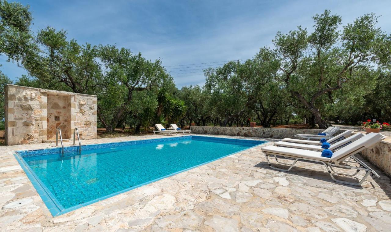 Olivegrove Villa - Nestled In Olive Trees With Private Pool, By Zantewize Tragaki Exterior photo