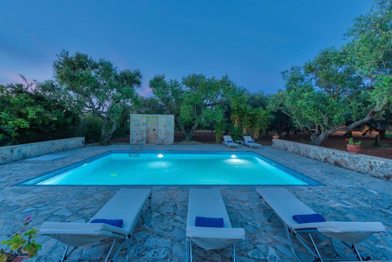 Olivegrove Villa - Nestled In Olive Trees With Private Pool, By Zantewize Tragaki Exterior photo